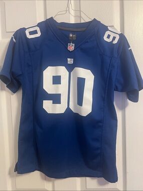 Nike Kids Blue #90 New York Giants NFL Football Jersey